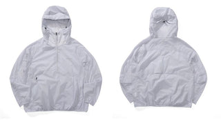 [Monterest] Packable Hooded Half-Zip Anorak