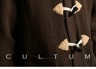 [CULTUM] Merino Wool Ivy Style Toggle Cardigan