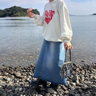 Heart logo sweatshirt