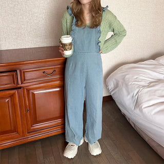 Denim overalls