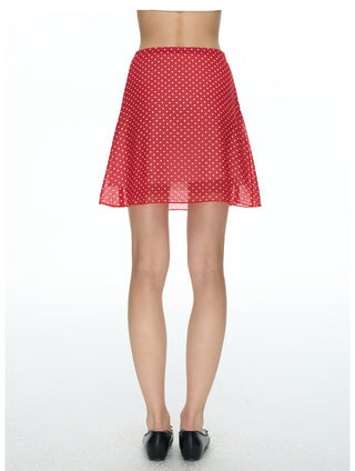[NECY] Coco Red Mesh Dot A