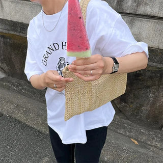 summer rattan bag
