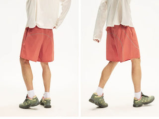 [Monterest] Water Repellent Contrast Stitch Shorts
