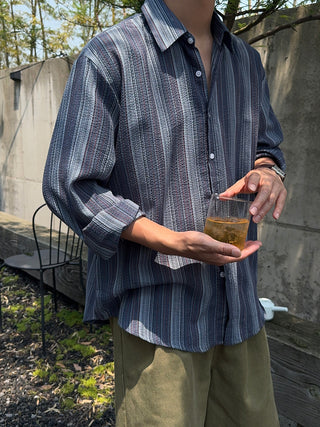 Bird Multi-Stripe Shirt