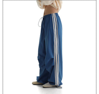 [MASONPRINCE] Side Stripe Parachute Pants