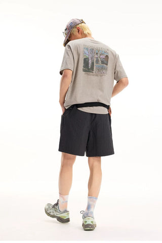 [Monterest] Washed Forest Print Relaxed Fit Tee