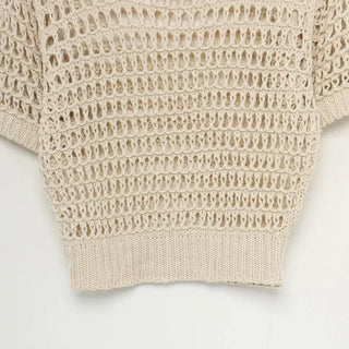 Perforated Cropped Knit
