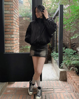 Hooded mountain parka