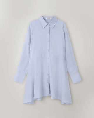 Tencel Flare Shirt Dress
