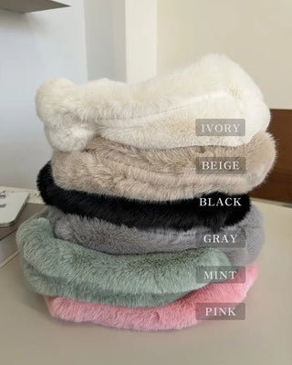 Fluffy fur mini bag (6 colors)
