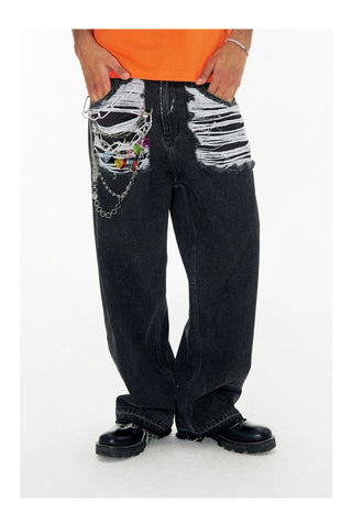 CONP Love Pendant Distressed Denim (Carbon Gray)