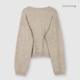 (Over 10,000 sold) V-neck knit - 5 colors