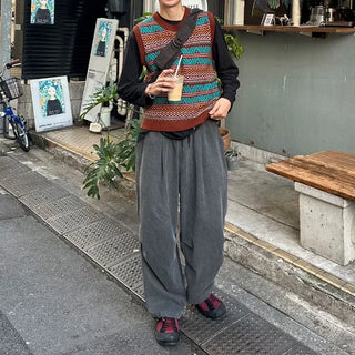 Bio-washed balloon pants