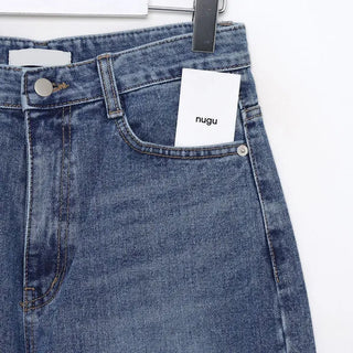 Loose wide denim pants