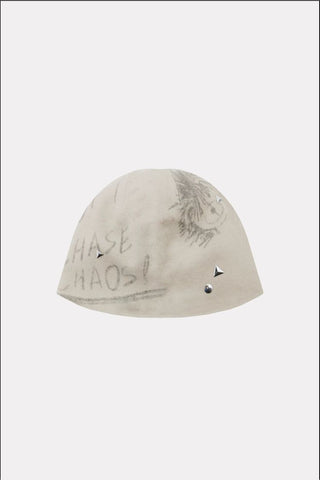 [MASONPRINCE] Rockin' Graffiti Studded Beanie