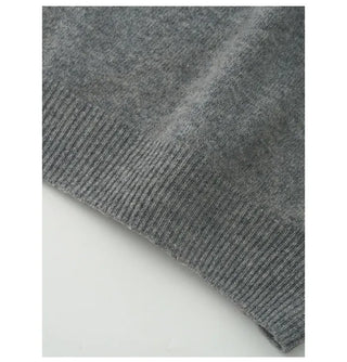 (3 colors) V-neck wool sweater