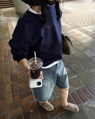 Piping sweatshirt