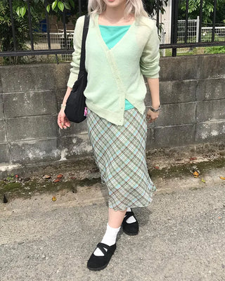 See-through cardigan