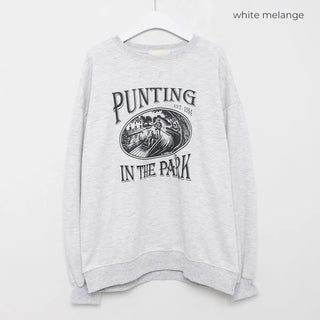 Balloon sleeve sweatshirt