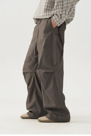 [Monterest] Enzyme Washed Wide Leg Work Pants