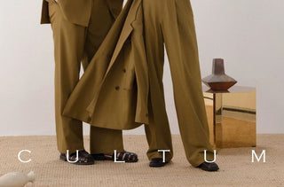 [CULTUM] Washable Bamboo Fiber Double-Breasted Suit Set