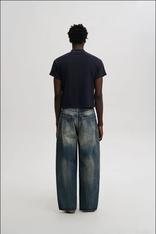 [MASONPRINCE] Durable Washed Jeans