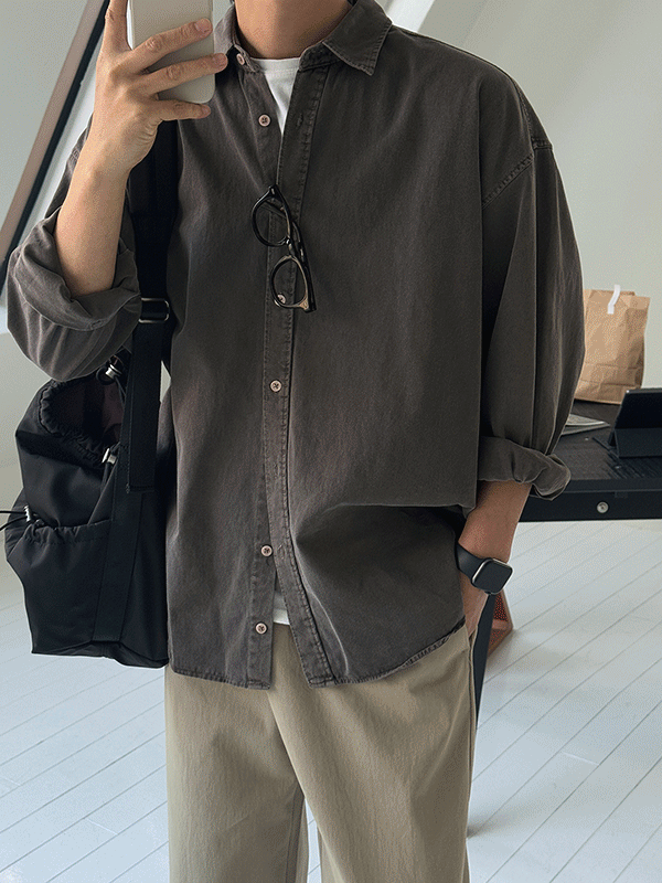 Karen Pigment Oversized Shirt