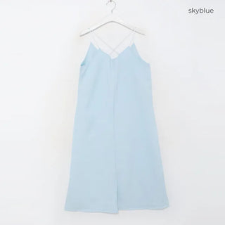 Back-cross camisole dress
