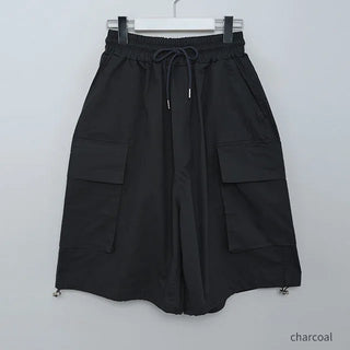 chalk cargo bermuda cotton pants