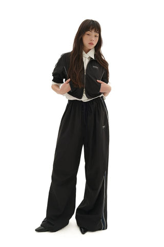 [moromoro2] Line Zip-up Track Jacket/Pants