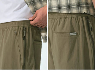 [Monterest] Double Layer Side Zip Outdoor Shorts