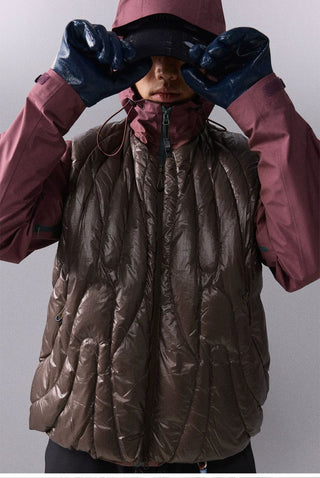 [Monterest] Irregular Quilted Down Vest