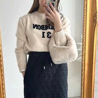 fur mini bag