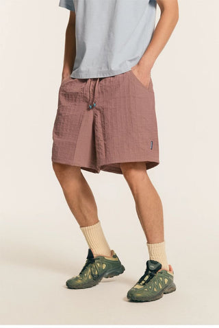 [Monterest] Textured Nylon Drawstring Shorts