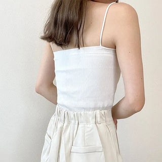 basic ribbed cap sleeveless