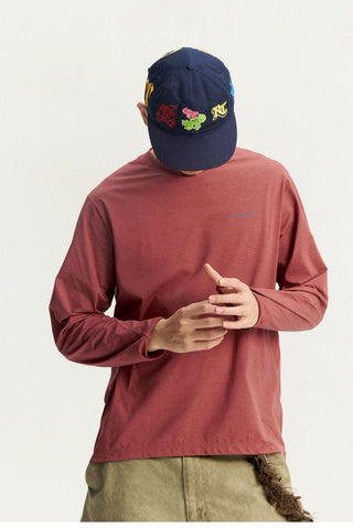 [Monterest] Quick-Dry Antibacterial Logo Long Sleeve Tee