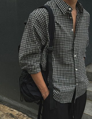 Brewer Seersucker Check Shirt (4 colors, M~L)