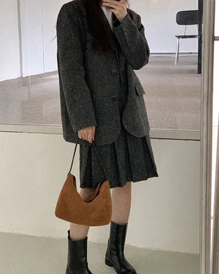 High-end looking, high-cost-performance suede bag