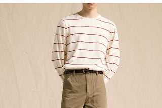 [CULTUM] Washed Cotton High Waist Deck Pants