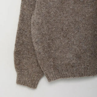 Wool round knit