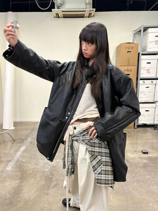 [NeverSeez] Mohair Blend Knit Set