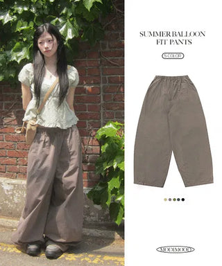 Pudding Balloon Banding Over Summer Pants - 5 Colors
