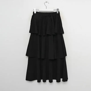 3-tiered long canter skirt