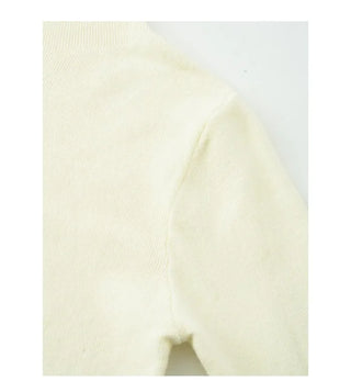 High-neck basic inner long-sleeve knit