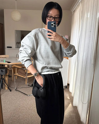Piping sweatshirt