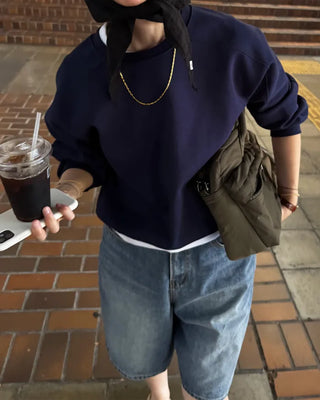 Piping sweatshirt