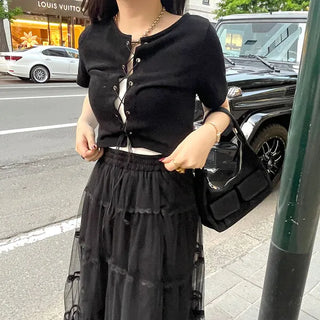Cross String T-Shirt