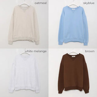 Pastel brushed fleece sweatshirt - P000KZUH