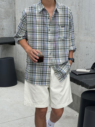 Amande Summer Check Shirt