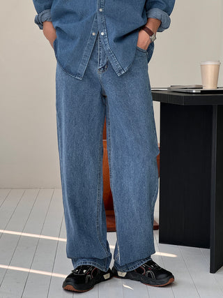 Fore Semi-Wide Denim Pants